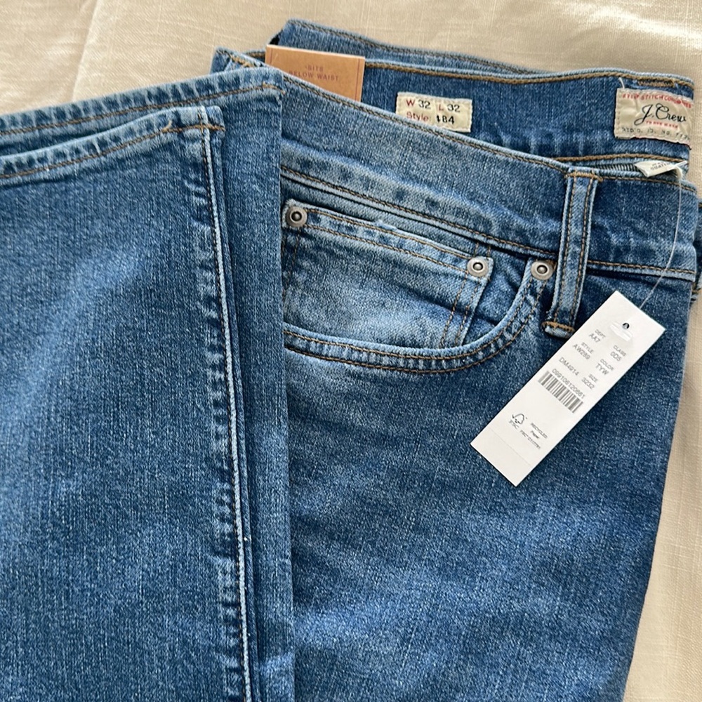 J. Crew 484 Mid-Wash Jeans, 32x32